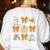 Coquette Bow Fall Science Teacher Stem Teacher Thanksgiving Women's Sweatshirt Back Print White Coquette Bow Fall Science Teacher Stem Teacher Thanksgiving Women's Sweatshirt Back Print White