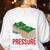 Couldn't Take The Pressure Geology Earth Science Teacher Women's Sweatshirt Back Print White
