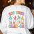 Get Your Cray-On Preschool Teacher Kindergarten Teacher Women's Sweatshirt Back Print White Get Your Cray-On Preschool Teacher Kindergarten Teacher Women's Sweatshirt Back Print White