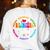 Cultivando Bilingues Dual Language Bilingual Team Teacher Women's Sweatshirt Back Print White Cultivando Bilingues Dual Language Bilingual Team Teacher Women's Sweatshirt Back Print White