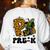 Cute Camo Pre K Back To School Teacher Kid Preschool Women's Sweatshirt Back Print White