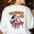 Cute Elementary School Student Dog Teacher's Pet Women's Sweatshirt Back Print White Cute Elementary School Student Dog Teacher's Pet Women's Sweatshirt Back Print White