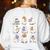 Cute Ghost Reading Books Teacher Halloween Reading Men Women Kids Women's Sweatshirt Back Print White Cute Ghost Reading Books Teacher Halloween Reading Men Women Kids Women's Sweatshirt Back Print White