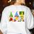 Cute Gnomes Teach Love And Inspire Back To School Teacher Women's Sweatshirt Back Print White Cute Gnomes Teach Love And Inspire Back To School Teacher Women's Sweatshirt Back Print White