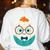 Cute Good Egg Teacher Halloween Costume Food Group Women's Sweatshirt Back Print White Cute Good Egg Teacher Halloween Costume Food Group Women's Sweatshirt Back Print White