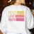 Cute Math Teacher Peace Love Math Women's Sweatshirt Back Print White Cute Math Teacher Peace Love Math Women's Sweatshirt Back Print White