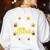 Cute I Teach The Cutest Bees In The Beehive Teacher's Day For Men Women Kids Women's Sweatshirt Back Print White Cute I Teach The Cutest Bees In The Beehive Teacher's Day For Men Women Kids Women's Sweatshirt Back Print White