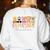 Daycare Teacher Animals Daycare Provider Back To School Women's Sweatshirt Back Print White Daycare Teacher Animals Daycare Provider Back To School Women's Sweatshirt Back Print White