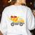 I Dig Kindergarten Student Teacher Construction First Day Women's Sweatshirt Back Print White