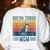 Dog Boston Terrier Mom Vintage Boston Terrier Mom Women's Sweatshirt Back Print White