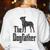 The Dogfather Boston Terrier Dog Funny Dog Gift T-Shirt For Men Women Girls Kids Women's Sweatshirt Back Print White