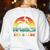 Dolphin Second Grade Back To School Teacher Student Women's Sweatshirt Back Print White Dolphin Second Grade Back To School Teacher Student Women's Sweatshirt Back Print White