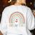 Dream Team Special Education Teacher ED SPED Squad Rainbow Women's Sweatshirt Back Print White