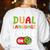 Dual Language Teacher Bilingual Teacher Women's Sweatshirt Back Print White