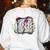 Eagles Teacher School Sports Fan Team Spirit Women's Sweatshirt Back Print White Eagles Teacher School Sports Fan Team Spirit Women's Sweatshirt Back Print White