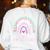 Early Headstart Cute Retro Rainbow Teachers Women's Sweatshirt Back Print White Early Headstart Cute Retro Rainbow Teachers Women's Sweatshirt Back Print White