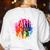 Earth Without Art Is Just Eh Painting Artist Pun Art Teacher Women's Sweatshirt Back Print White