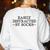 Easily Distracted By Rocks Rock Lover Geology Teacher Women's Sweatshirt Back Print White