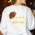 Lets Eat Kids Punctuation Turkey Thanksgiving Teacher Women's Sweatshirt Back Print White Lets Eat Kids Punctuation Turkey Thanksgiving Teacher Women's Sweatshirt Back Print White