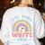 ELA English Teacher Women's Sweatshirt Back Print White ELA English Teacher Women's Sweatshirt Back Print White