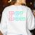 ESL Squad Teacher English As A Second Language Women's Sweatshirt Back Print White ESL Squad Teacher English As A Second Language Women's Sweatshirt Back Print White