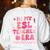 In My Esl Teacher Era Back To School ESL Teacher Groovy Women's Sweatshirt Back Print White