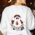 Espooky Vibes Maestra Halloween Spanish Mexican Teacher Women's Sweatshirt Back Print White