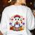 Espooky Vibes Maestra Halloween Spanish Mexican Teacher Women's Sweatshirt Back Print White Espooky Vibes Maestra Halloween Spanish Mexican Teacher Women's Sweatshirt Back Print White