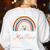 Every Student Matters Paraprofessional Support Teacher Women's Sweatshirt Back Print White