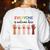 Everyone Is Welcome Here Idaho Teacher Women's Sweatshirt Back Print White