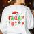 FA LA 8 Christmas Santa FA La Math Teacher Student Women's Sweatshirt Back Print White