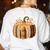 Fall Book Pumpkin Halloween Teacher Librarian Thanksgiving Women's Sweatshirt Back Print White