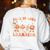 Fall In Love With Learning Autumn Teacher Thanksgiving Women's Sweatshirt Back Print White