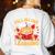 Fall In Love With Learning Pumpkin Thanksgiving Teacher Fall Women's Sweatshirt Back Print White Fall In Love With Learning Pumpkin Thanksgiving Teacher Fall Women's Sweatshirt Back Print White