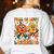 Fall In Love With Learning Thanksgiving Teacher Student Women's Sweatshirt Back Print White Fall In Love With Learning Thanksgiving Teacher Student Women's Sweatshirt Back Print White