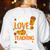 Fall In Love With Teaching 1st Grade Teacher Thanksgiving For Men Women Girls Kids Women's Sweatshirt Back Print White Fall In Love With Teaching 1st Grade Teacher Thanksgiving For Men Women Girls Kids Women's Sweatshirt Back Print White