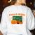 Are You Fall O Ween Directions Halloween Teacher Retro Women's Sweatshirt Back Print White