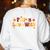 Fall Teacher Fall In Love With Math Math Thanksgiving Women's Sweatshirt Back Print White Fall Teacher Fall In Love With Math Math Thanksgiving Women's Sweatshirt Back Print White