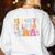 In My Field Day Era Teacher Kids Cute Groovy Field Day Women's Sweatshirt Back Print White