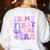 In My First Grade Era 1st Grade Girls Teacher Back To School Women's Sweatshirt Back Print White In My First Grade Era 1st Grade Girls Teacher Back To School Women's Sweatshirt Back Print White