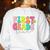First Grade Team Teacher Back To School 1st Grade Squad Kids Women's Sweatshirt Back Print White First Grade Team Teacher Back To School 1st Grade Squad Kids Women's Sweatshirt Back Print White