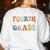 Fourth Grade Dream Team 4th Grade Teacher Back To School Women's Sweatshirt Back Print White Fourth Grade Dream Team 4th Grade Teacher Back To School Women's Sweatshirt Back Print White