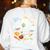 Friendship Inclusion Language Teacher It Starts With Hello Women's Sweatshirt Back Print White Friendship Inclusion Language Teacher It Starts With Hello Women's Sweatshirt Back Print White