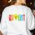 Your Future Is Bright Educator Teacher Student Women's Sweatshirt Back Print White Your Future Is Bright Educator Teacher Student Women's Sweatshirt Back Print White