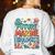Future Marine Biologist Student Biology Teacher Kids Women's Sweatshirt Back Print White