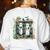 Ghost Plant Library Halloween Reading Books Teacher Vintage Women's Sweatshirt Back Print White