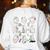 Ghost Science Teacher Chemistry Laboratory Halloween Costume Women's Sweatshirt Back Print White Ghost Science Teacher Chemistry Laboratory Halloween Costume Women's Sweatshirt Back Print White