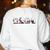 Ghost Science Teacher Chemistry Laboratory Halloween Women's Sweatshirt Back Print White Ghost Science Teacher Chemistry Laboratory Halloween Women's Sweatshirt Back Print White