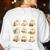 Ghosts Halloween Montessori Teacher Educator Costume Women's Sweatshirt Back Print White Ghosts Halloween Montessori Teacher Educator Costume Women's Sweatshirt Back Print White