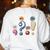 Grammar Teacher Punctuation For English Teacher Men Women Women's Sweatshirt Back Print White